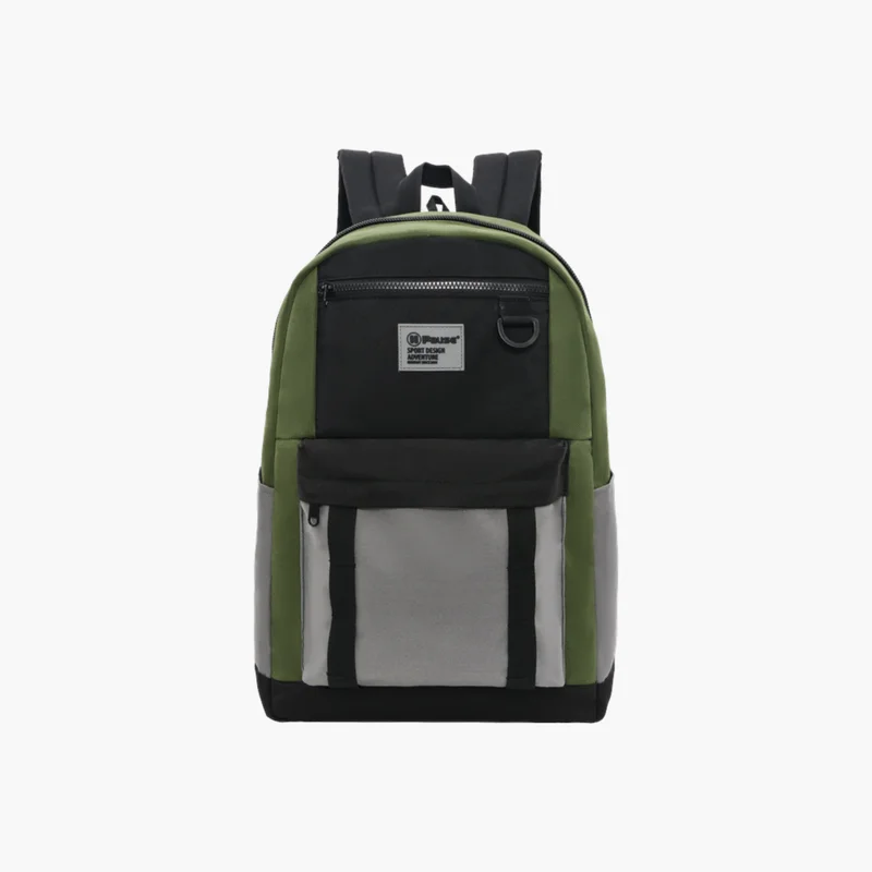 بوز Colourblock School Backpack with Adjustable Shoulder Straps - 12x21 cms